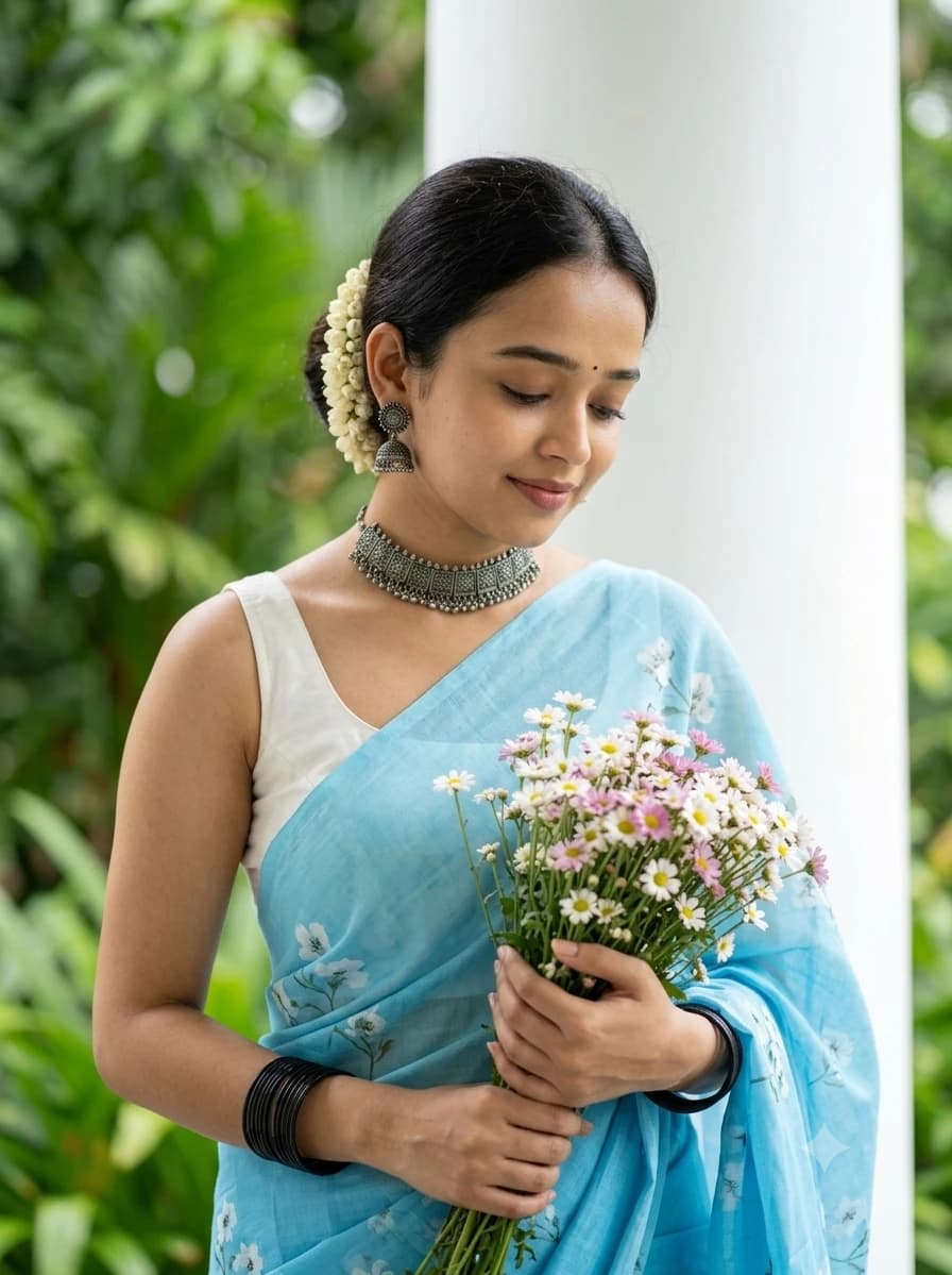 Ethereal Saree Portrait Professional Photography
