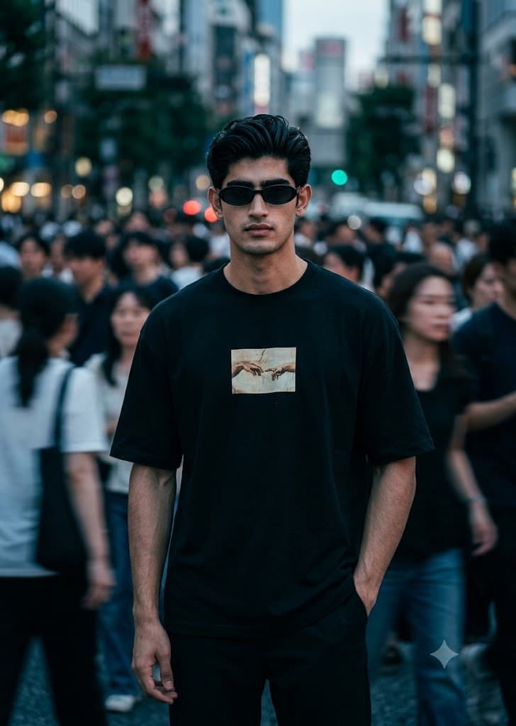 Urban Twilight Streetwear Portrait