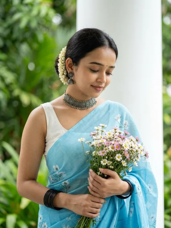Ethereal Saree Portrait Professional Photography