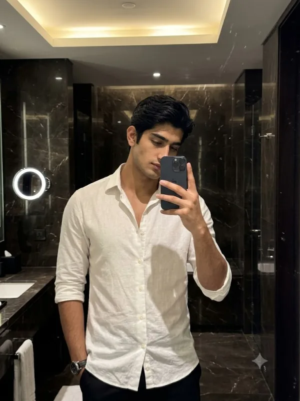 Sophisticated Mirror Selfie Portrait