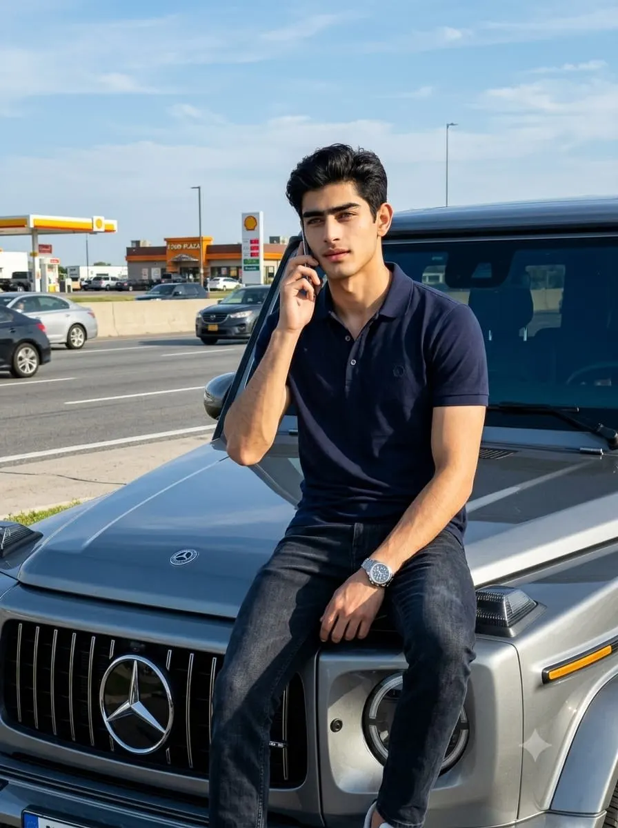 Modern Urban Lifestyle G Wagon Professional Portrait