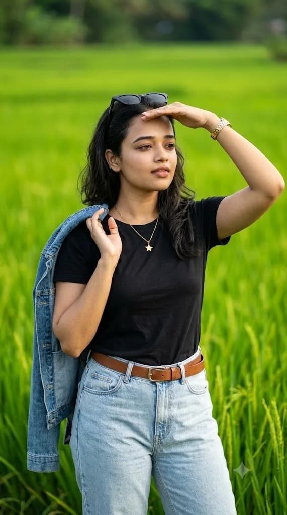 Natural Outdoor Portrait with Creamy Bokeh