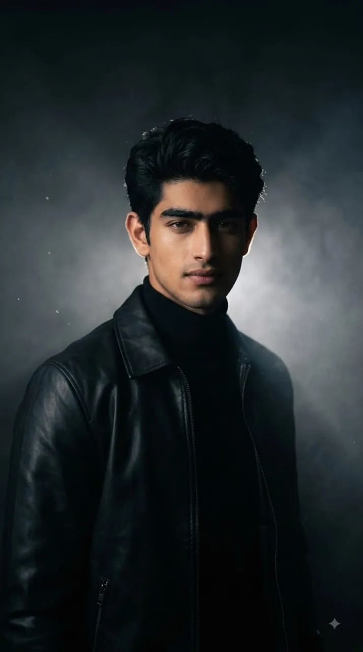 Cinematic Rim-Lit Male Editorial Portrait