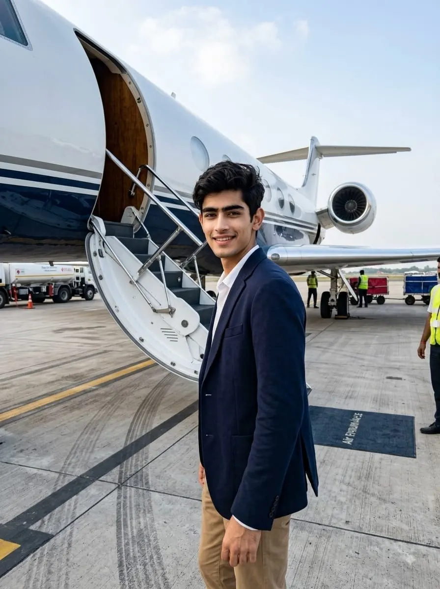 Luxury Lifestyle Aviation Portrait