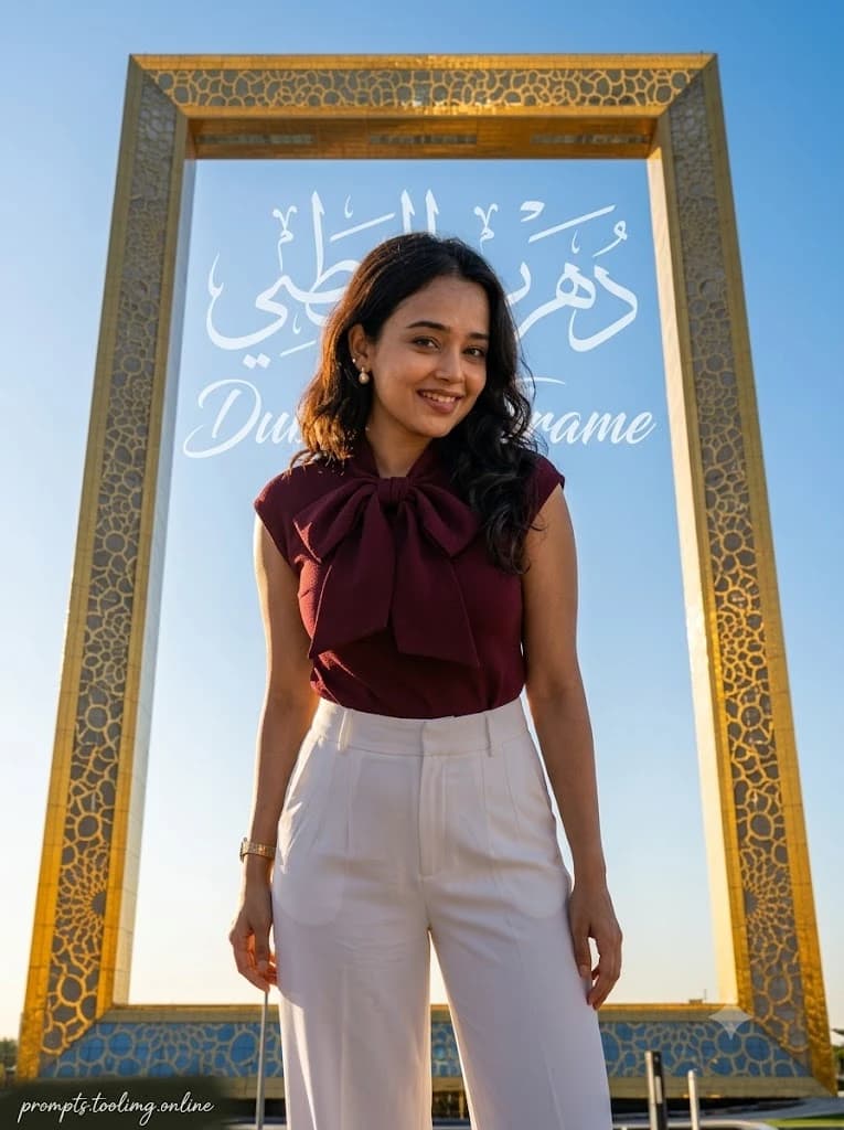 Dubai Landmark Travel Portrait