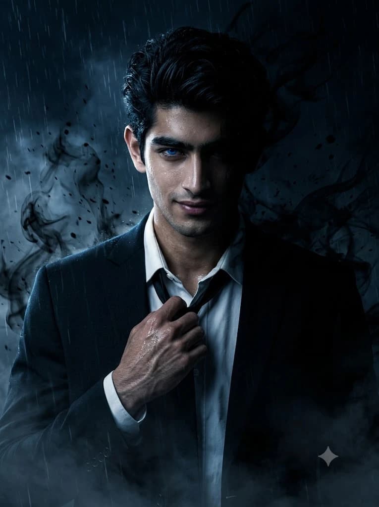 Dark Elegance: Cinematic Supernatural Portrait