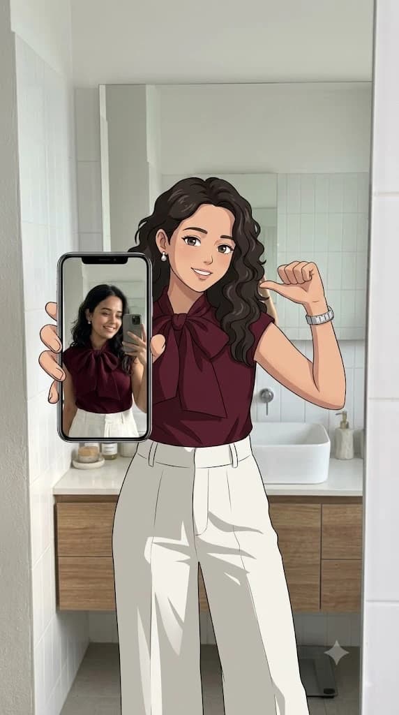 Anime-to-Real Digital Transformation Portrait