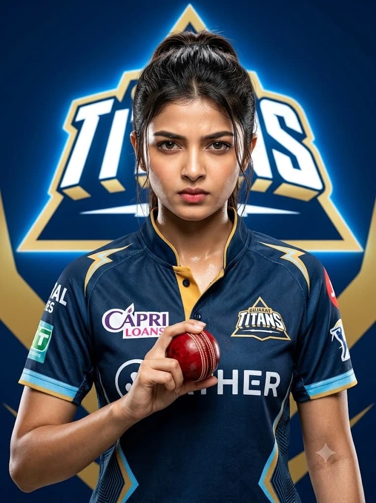 Elite Professional Cricket Athlete Portrait