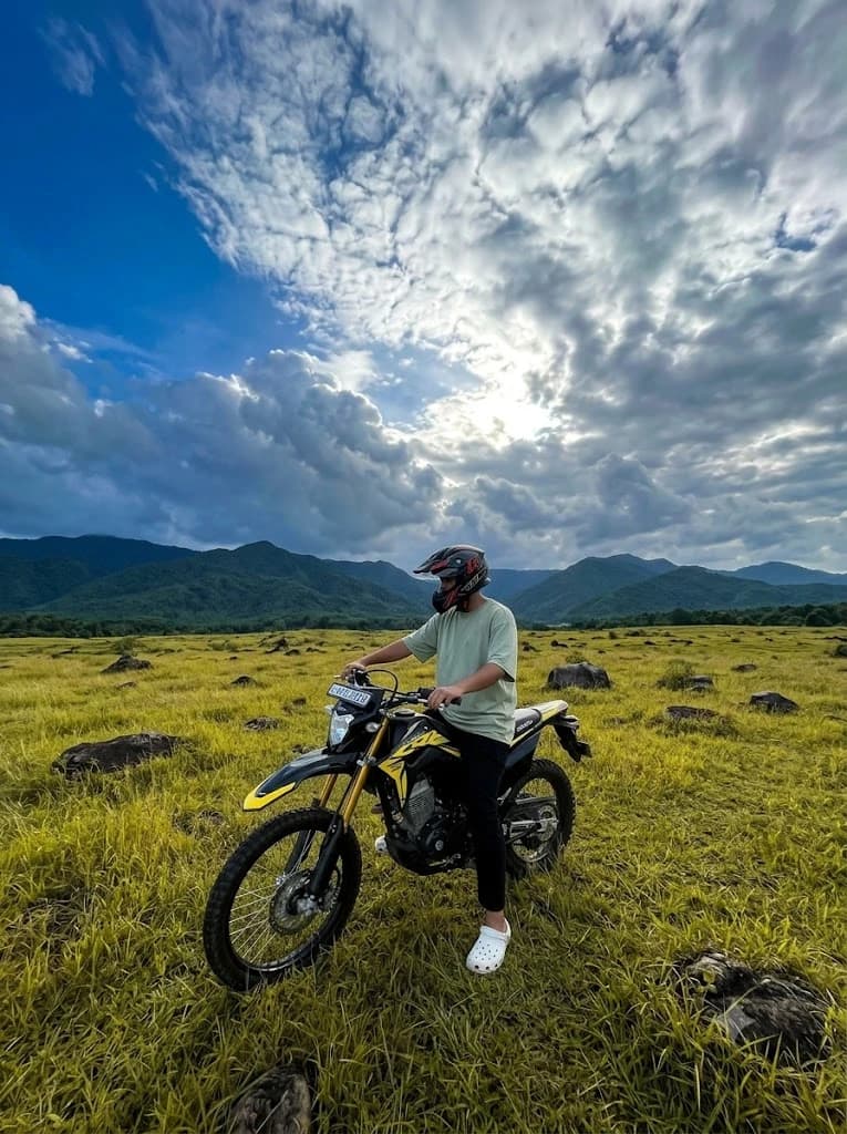 Epic Moto-Adventure Cinematic Landscape