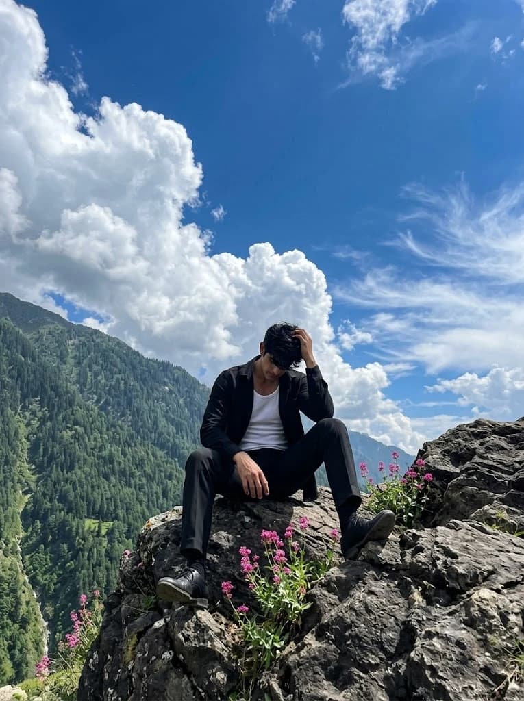 Alpine Solitude Editorial Portrait
