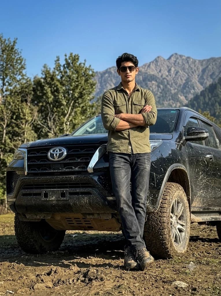 Rugged Adventure Explorer Portrait