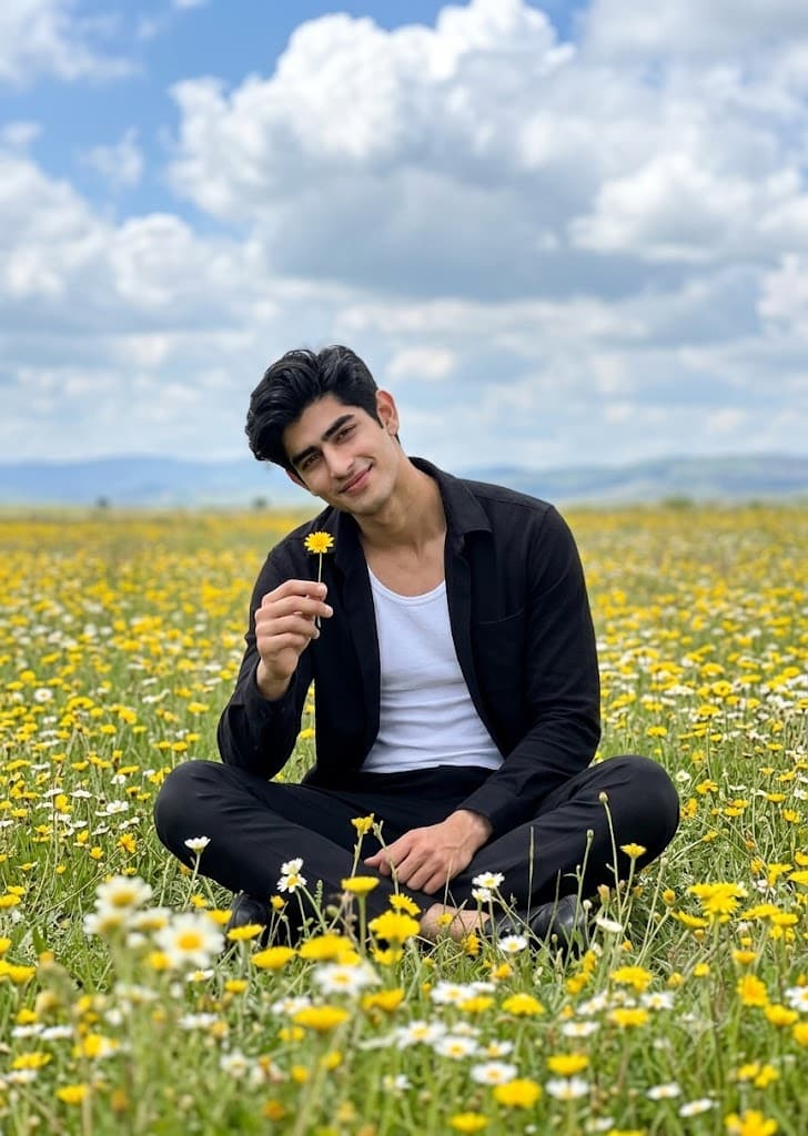 Serene Meadow Portrait Masterpiece