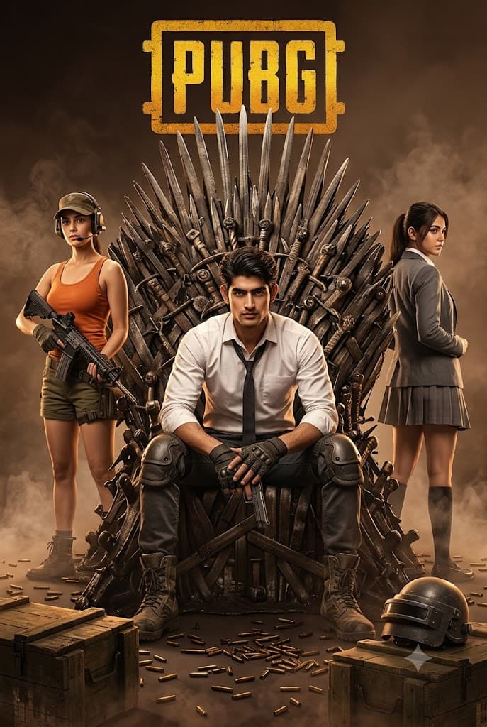 PUBG Epic Battle Royale Throne Concept Poster