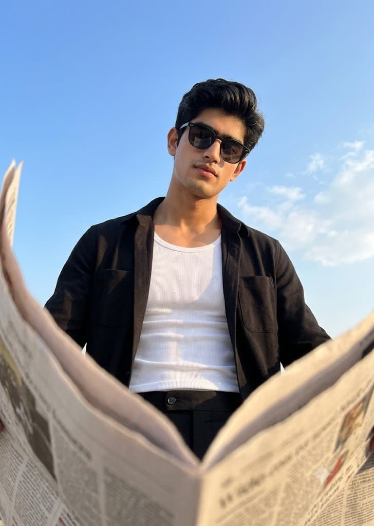 Low-Angle Urban Lifestyle Portrait
