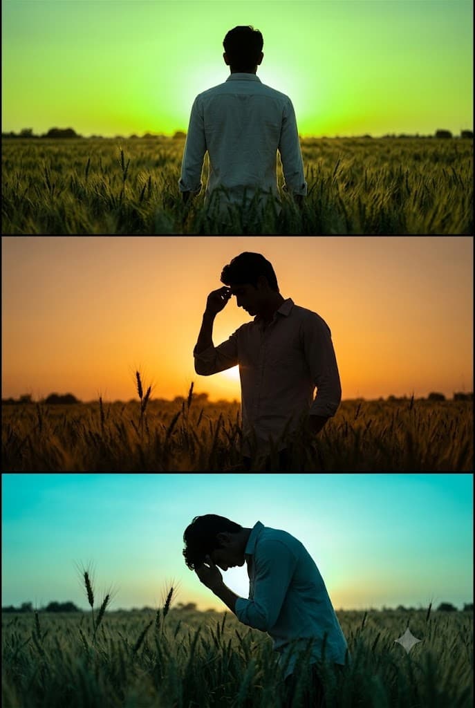 Cinematic Silhouette Portraiture: The Contemplative Traveler