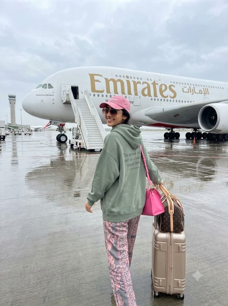 Luxury Airport Tarmac Travel Portrait