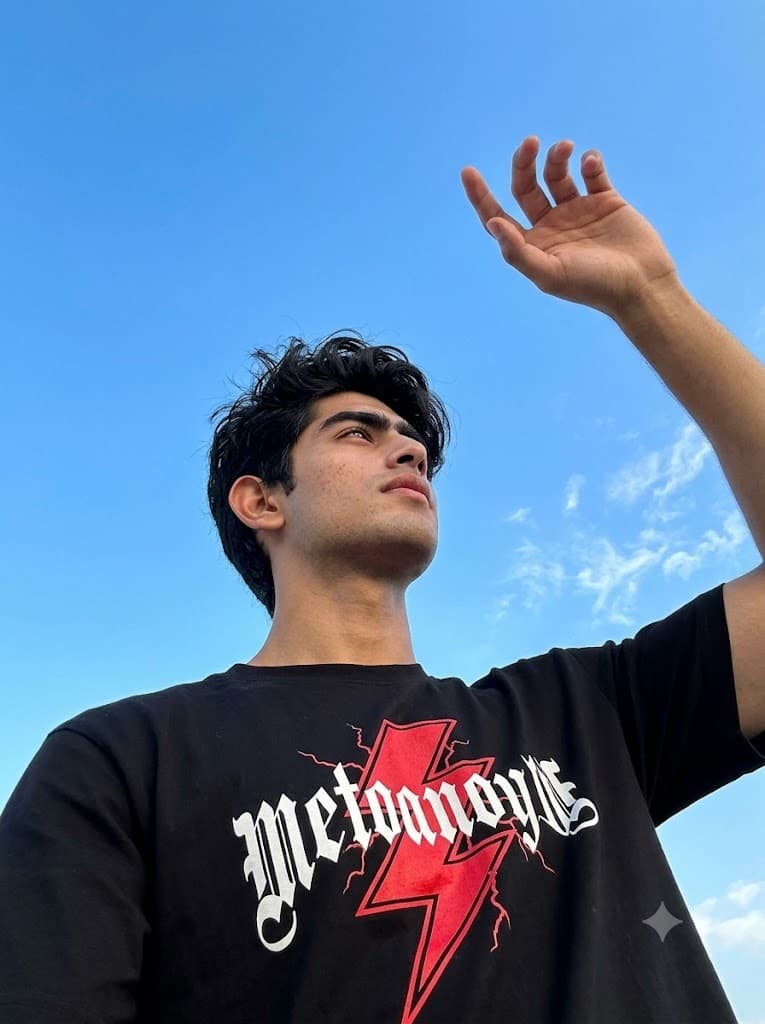 Aspirations: Low Angle Editorial Portrait